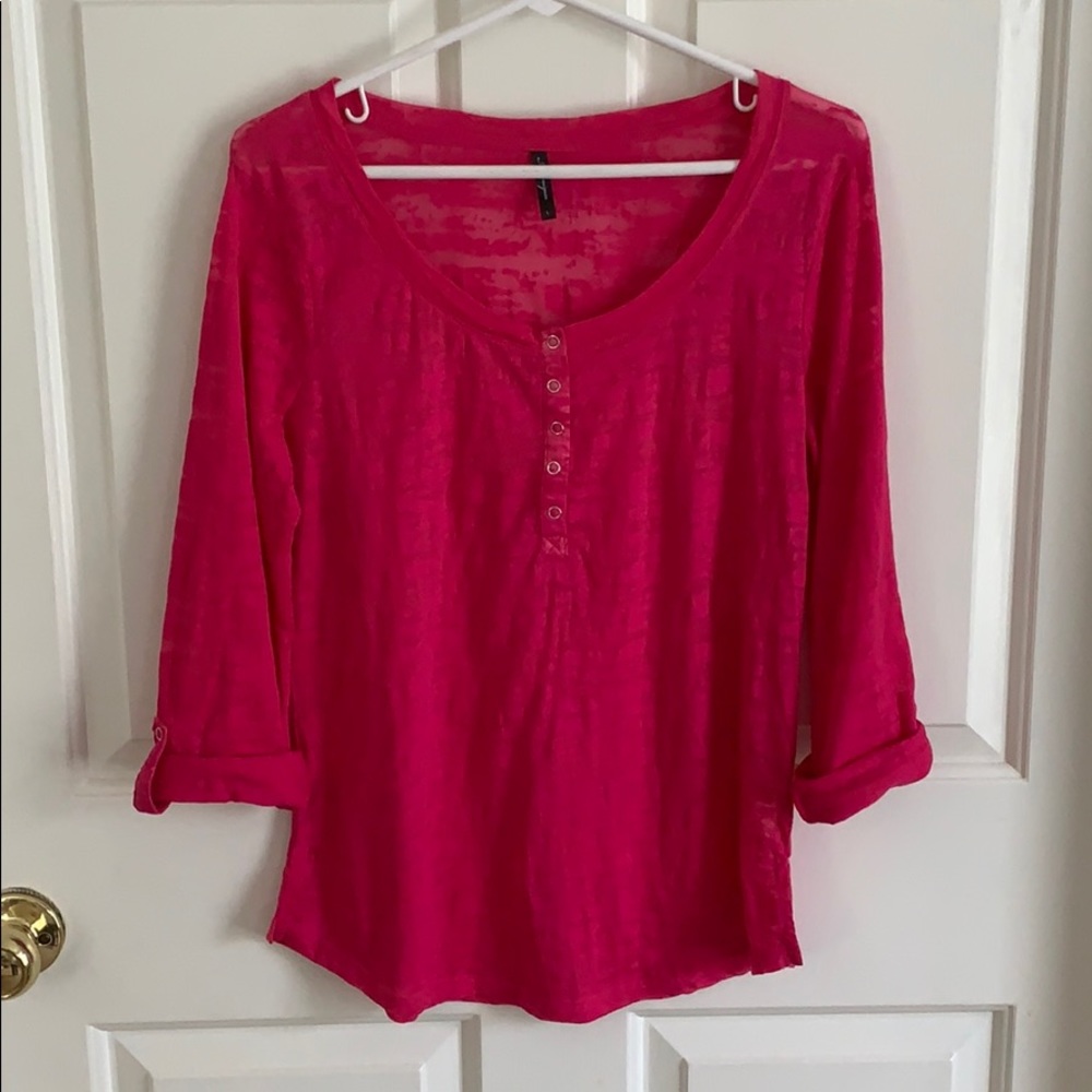 Monique Hot Pink Top - NWOT